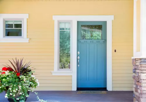 A new entry door installed by professionals in Peoria IL